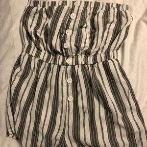 Striped romper
